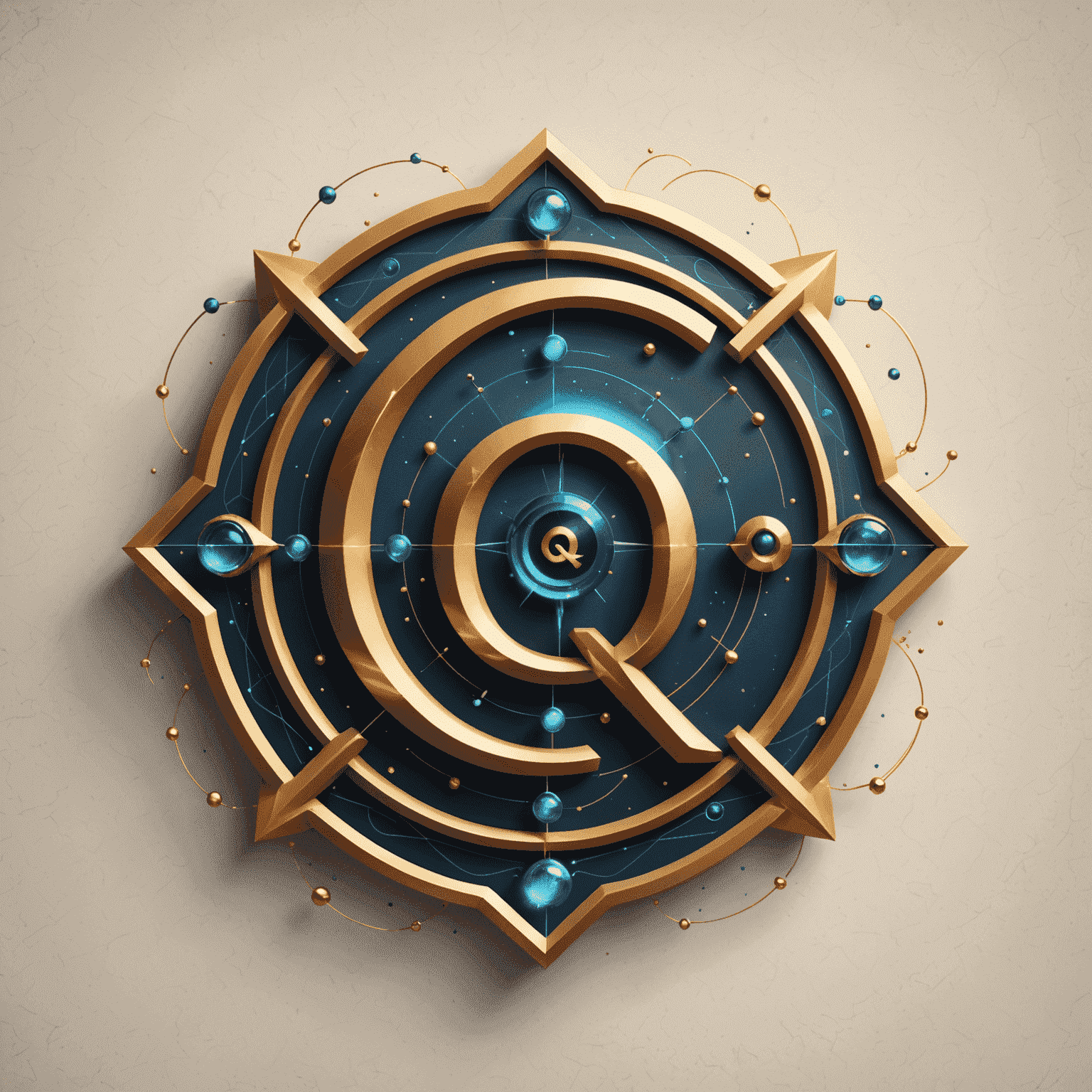 Qulibelic logo featuring a stylized 'Q' with quantum-inspired design elements