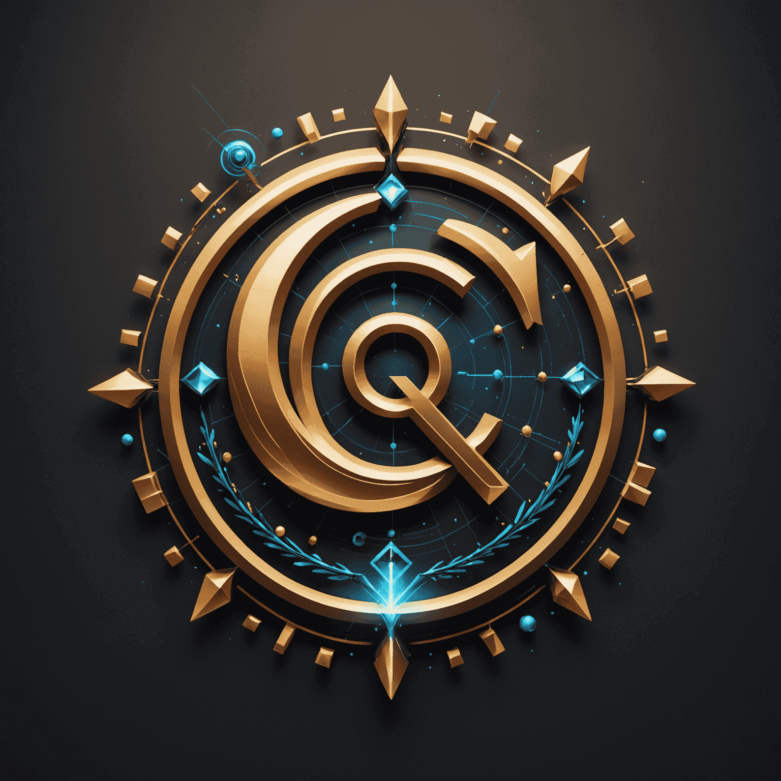 Qulibelic logo featuring a stylized 'Q' with quantum-inspired design elements