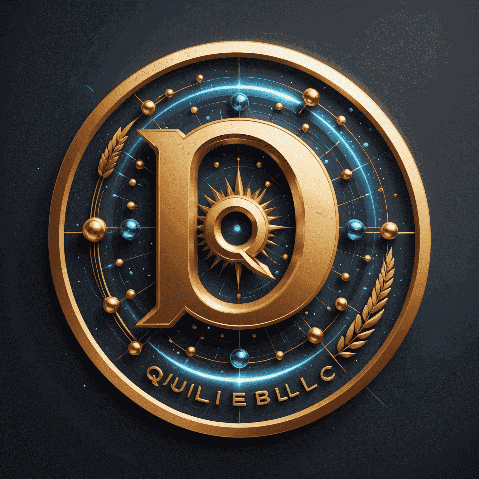 Qulibelic logo featuring a stylized 'Q' with quantum-inspired design elements
