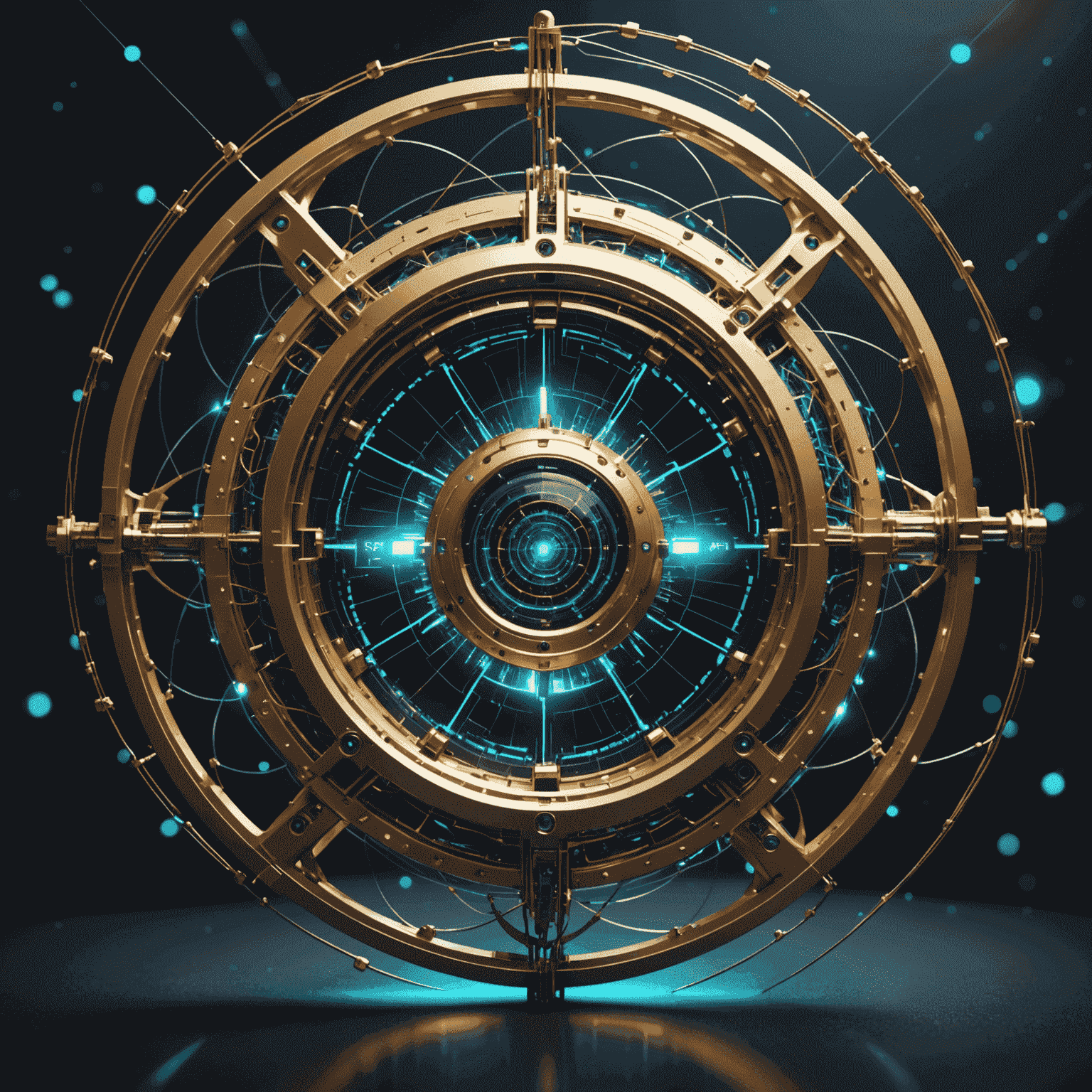 A futuristic representation of quantum cryptography with entangled particles and secure data transmission