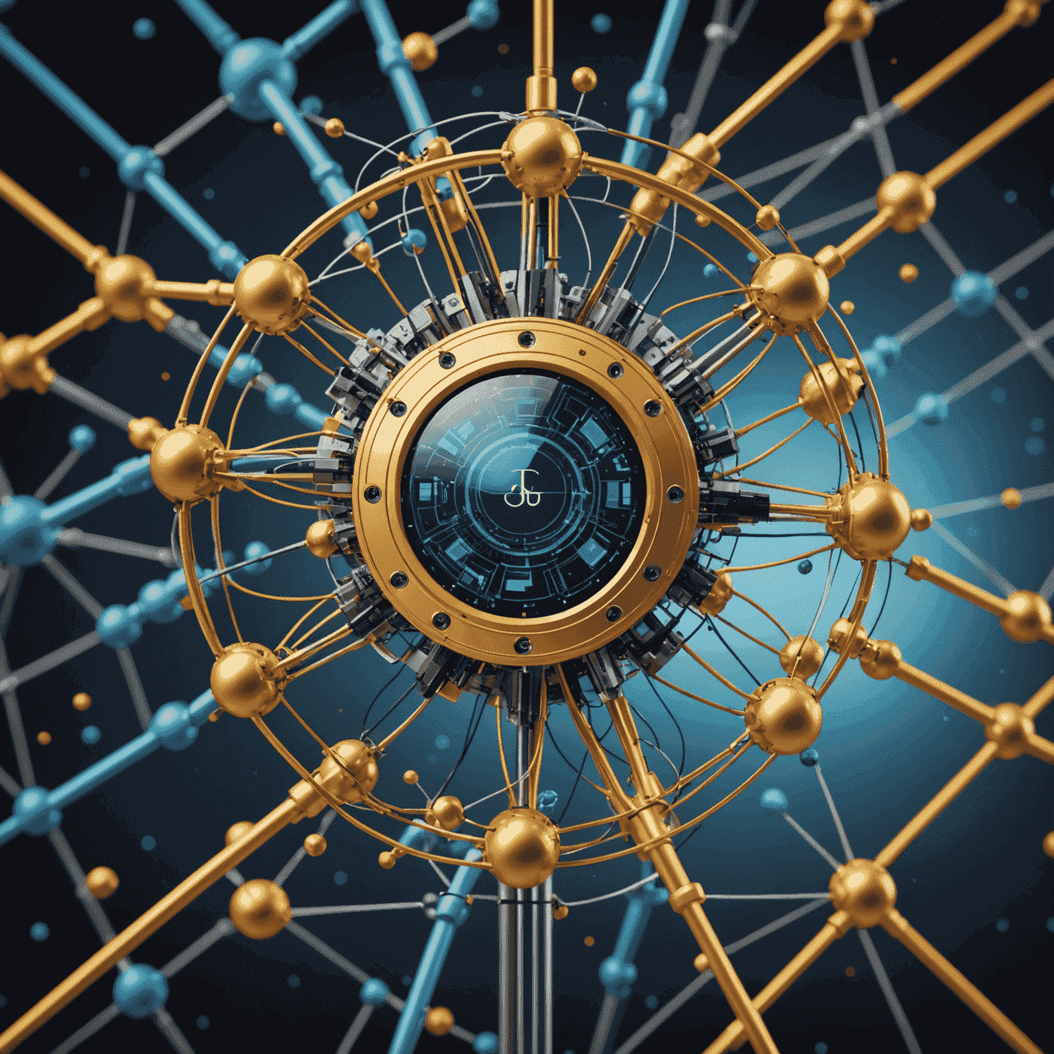 A conceptual image showing the intersection of quantum computing and machine learning, with neural networks and qubits